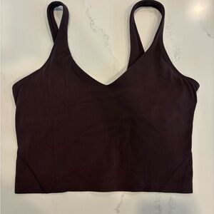 Lululemon Align Tank Top - Light Support, A/B Cup - Size 8 - Coffee Brown